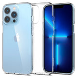Противоударен Силиконов Калъф за iPhone 13 Pro Max, Spigen Liquid Crystal Case, Прозрачен