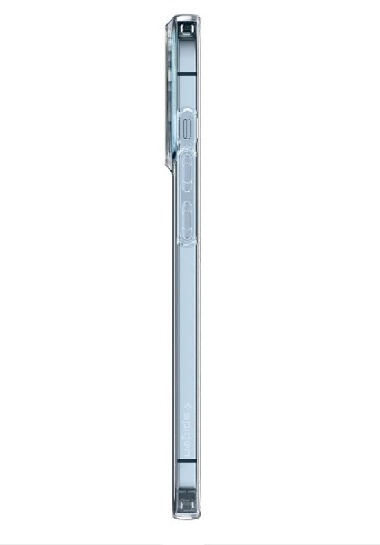 Противоударен Силиконов Калъф за iPhone 13 Pro Max, Spigen Liquid Crystal Case, Прозрачен (6)