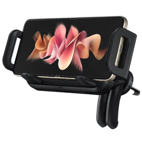 Оригинална Стойка за Кола с Безжично Зареждане, Samsung Z Fold Car Holder 9w, Черен (5)