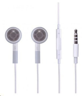 Оригинални Слушалки за iPhone SE/ 6/ 5, Apple Handsfree EarPods MB770 3.5mm, Бял (Bulk)