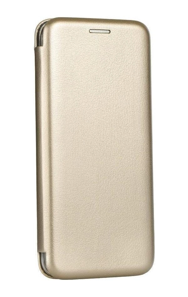 Кожен Калъф за Xiaomi Redmi Note 10 5G, Forcell Elegance Book Case, Златист