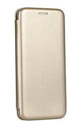 Кожен Калъф за Xiaomi Redmi Note 10 5G, Forcell Elegance Book Case, Златист
