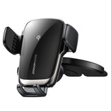 Стойка за Кола с Безжично Зареждане, Joyroom CD Holder 15w, Черен