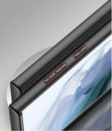 Калъф с Текстилен Ефект за Samsung S22 Ultra, Dux Ducis Fino Case, Черен (5)