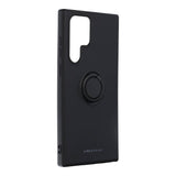 Силиконов Калъф с Поставка за Samsung S22 Ultra, Roar Amber Case, Черен