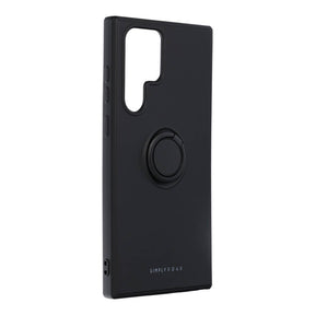 Силиконов Калъф с Поставка за Samsung S22 Ultra, Roar Amber Case, Черен