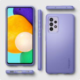 Противоударен Калъф за Samsung A52, Spigen Thin Fit Case, Лилав (4)