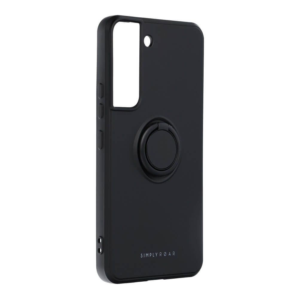 Силиконов Калъф с Поставка за Samsung S22, Roar Amber Case, Черен
