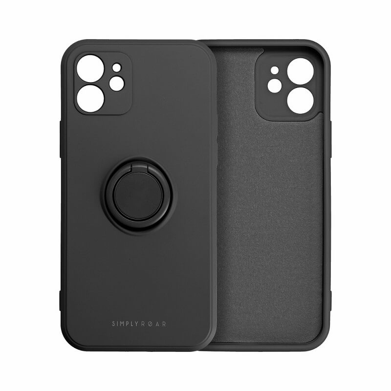 Силиконов Калъф с Поставка за Samsung S22 Plus, Roar Amber Case, Черен (3)