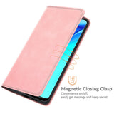 Кожен Калъф за Huawei P50 Pro, Horse Book Case, Розов (5)