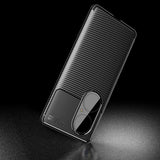 Силиконов Калъф за Huawei P50 Pro, New Carbon Case, Черен (4)