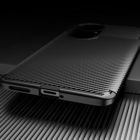 Силиконов Калъф за Huawei P50 Pro, New Carbon Case, Черен (3)