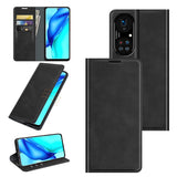 Кожен Калъф за Huawei P50 Pro, Horse Book Case, Черен (7)