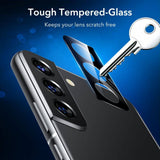 Протектор за Камерата на Samsung S22 Plus, ESR Camera Plate Lens Glass, Черен (4)