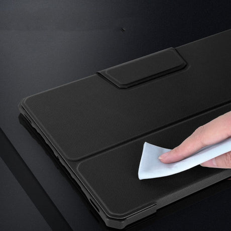 Противоударен Калъф за Samsung Tab S8 Plus/ S7 Plus/ S7 FE, Infiland Stand Case, Черен (6)