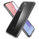 Противоударен Хибриден Калъф за Samsung S22 Plus, Spigen Ultra Hybrid Case, Прозрачен (4)