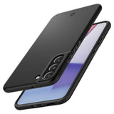 Противоударен Калъф за Samsung S22 Plus, Spigen Thin Fit Case, Черен (5)