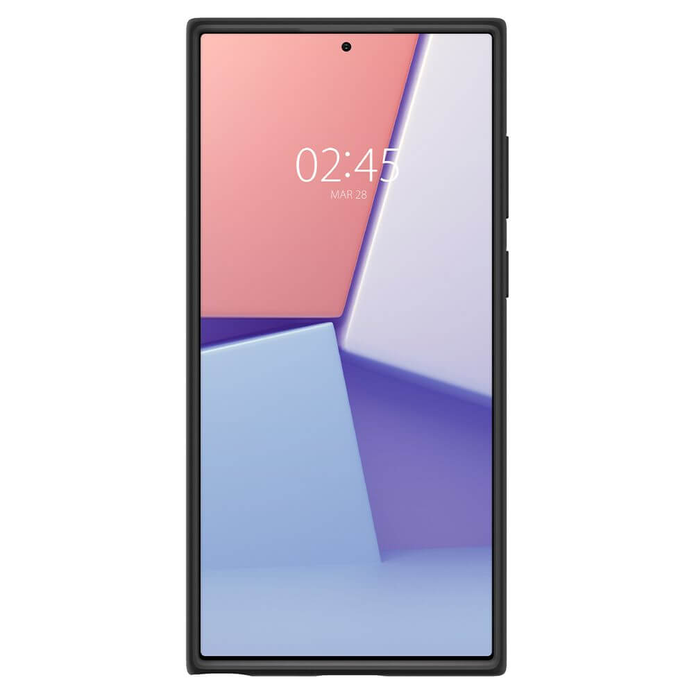Противоударен Калъф за Samsung S22 Ultra, Spigen Thin Fit Case, Черен (3)