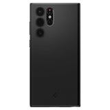Противоударен Калъф за Samsung S22 Ultra, Spigen Thin Fit Case, Черен (2)
