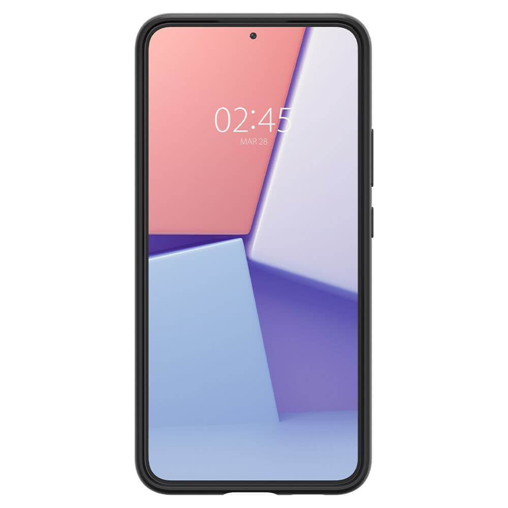 Противоударен Калъф за Samsung S22, Spigen Thin Fit Case, Черен (3)