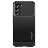 Противоударен Силиконов Калъф за Samsung S22 Plus, Spigen Rugged Armor Case, Черен (2)