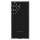 Противоударен Силиконов Калъф за Samsung S22 Ultra, Spigen Liquid Crystal Case, Прозрачен (2)