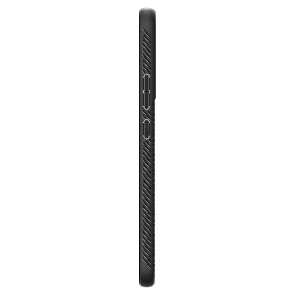 Противоударен Силиконов Калъф за Samsung S22 Plus, Spigen Liquid Air Case, Черен (4)