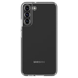 Противоударен Силиконов Калъф за Samsung S22, Spigen Liquid Crystal Case, Прозрачен (2)