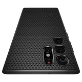 Противоударен Силиконов Калъф за Samsung S22 Ultra, Spigen Liquid Air Case, Черен (2)