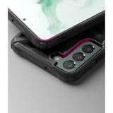 Противоударен Хибриден Калъф за Samsung S22, Ringke Fusion X Camouflage Case, Черен (4)