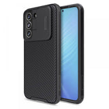 Калъф с Плъзгач за Камера за Samsung S22, Nillkin CamShield Case, Черен