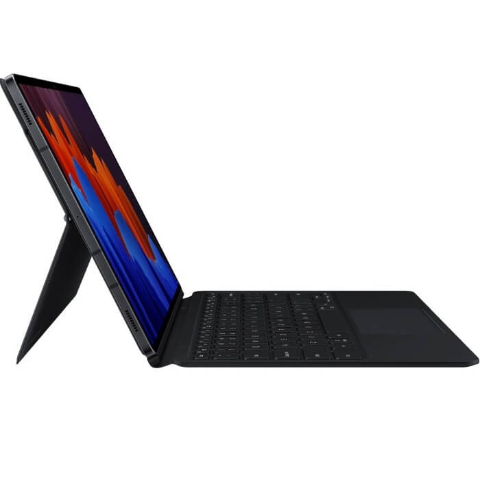 Оригинален Калъф за Samsung Tab S8 Plus/ S7 Plus/ S7 FE Book Keyboard-TouchPad Case EF-DT970UBE, Черен (3)