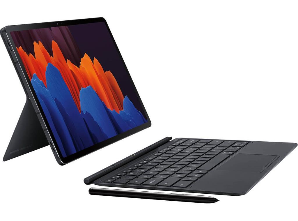 Оригинален Калъф за Samsung Tab S8 Plus/ S7 Plus/ S7 FE Book Keyboard-TouchPad Case EF-DT970UBE, Черен (2)