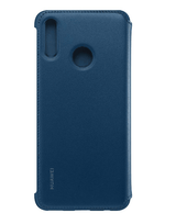 Оригинален Кожен Калъф за Huawei P Smart 2019 Wallet Book Case, Син (3)