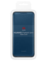 Оригинален Кожен Калъф за Huawei P Smart 2019 Wallet Book Case, Син (4)