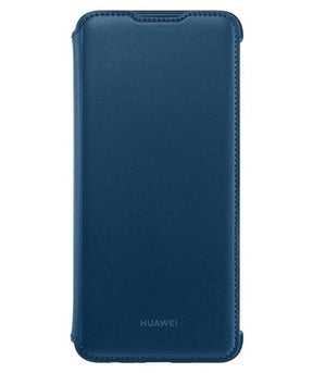 Оригинален Кожен Калъф за Huawei P Smart 2019 Wallet Book Case, Син