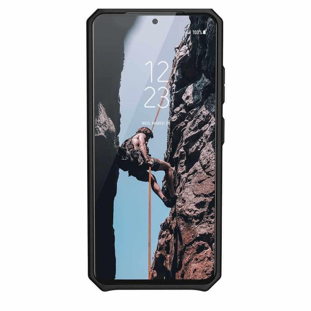 Противоударен Калъф за Samsung S21 Ultra, UAG Monarch Carbon Fiber Case, Черен (4)