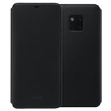 Оригинален Кожен Калъф за Huawei Mate 20 Pro Wallet Book Case, Черен (4)