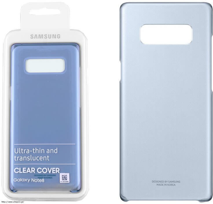 Оригинален Твърд Калъф за Samsung Note 8 Clear Cover Case Ef-Qn950cne, Син (3)