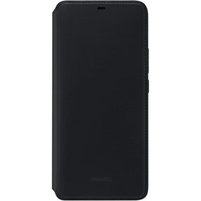 Оригинален Кожен Калъф за Huawei Mate 20 Pro Wallet Book Case, Черен