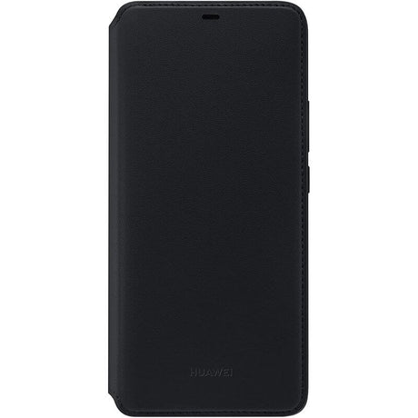 Оригинален Кожен Калъф за Huawei Mate 20 Pro Wallet Book Case, Черен