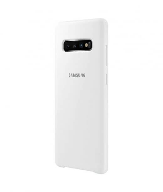 Оригинален Силиконов Калъф за Samsung S10 Silicone Cover Case EF-PG973TWE, Бял (2)