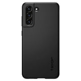 Противоударен Калъф за Samsung S21 FE, Spigen Thin Fit Case, Черен (2)