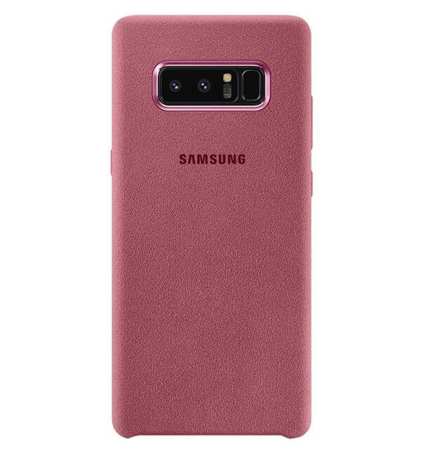 Оригинален Кожен Калъф за Samsung Note 8 Alcantara Cover Case EF-XN950APE, Розов