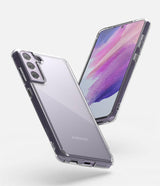Противоударен Калъф за Samsung S21 FE, Ringke Fusion X Camouflage Case, Черен (2)