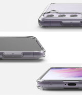 Противоударен Калъф за Samsung S21 FE, Ringke Fusion X Camouflage Case, Черен (4)