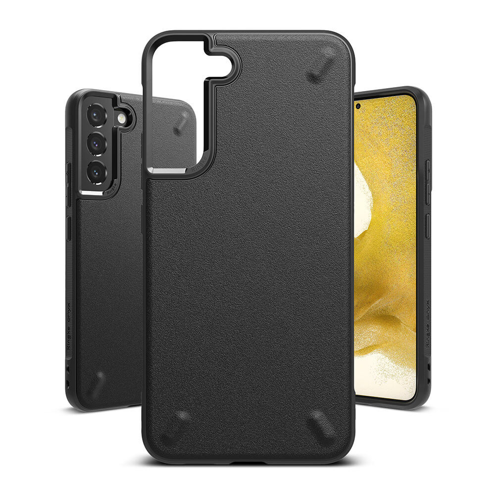 Противоударен Силиконов Калъф за Samsung S22 Plus, Ringke Onyx Case, Черен (2)