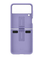 Оригинален Силиконов Калъф за Samsung Z Flip 3, Silicone Ring Cover Case EF-PF711TNVE, Лилав (5)