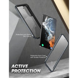Противоударен Калъф за Samsung S22, Supcase Ub Edge Pro, Черен (3)