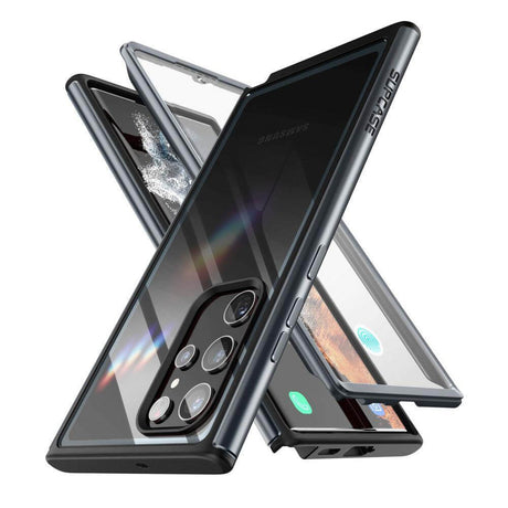Противоударен Калъф за Samsung S22 Ultra, Supcase Ub Edge Pro, Черен
